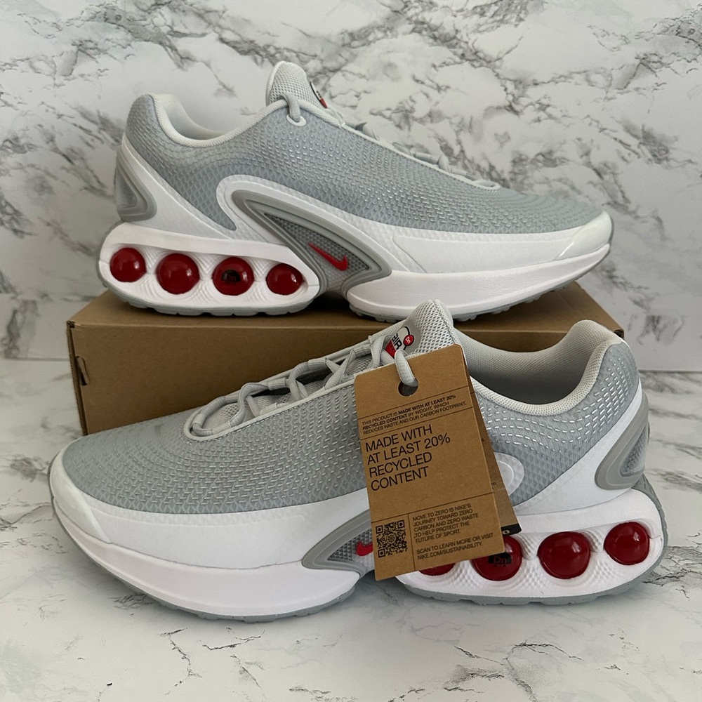 Nike Air Max DN Pure Platinum Shoes Athletic Running Metallic DV3337 Men Size 13